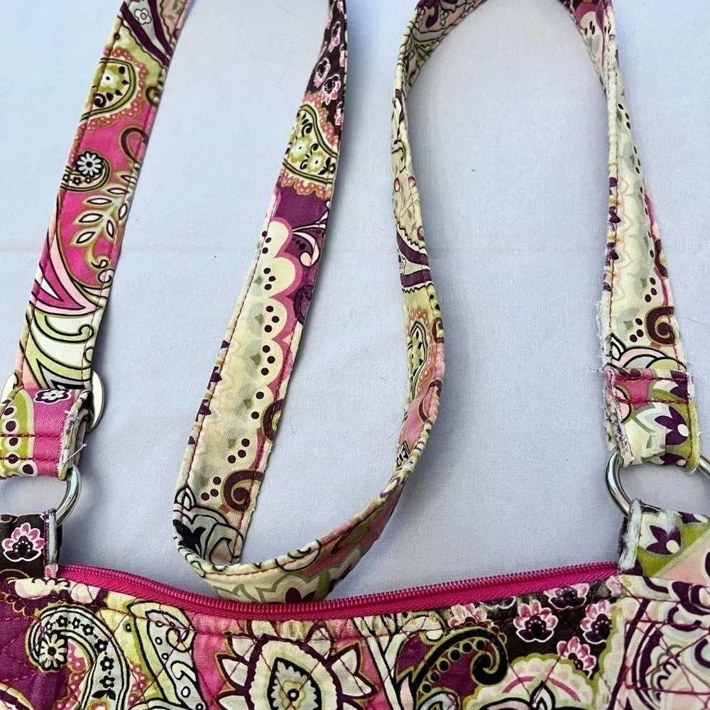 Vera Bradley Hipster Very Berry Paisley Pink Crossbody